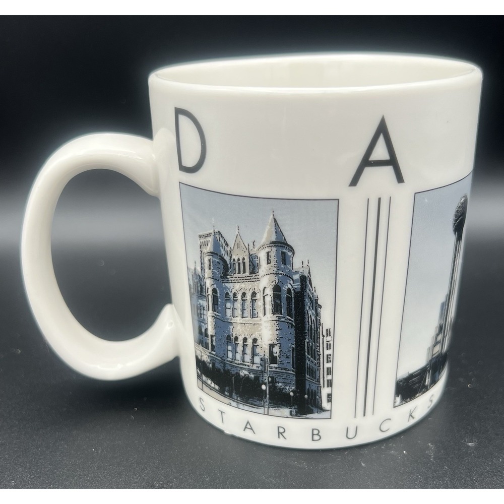 Starbucks Dallas Texas Destinations City Scenes 2005 Ceramic Mug Cup 18 oz New